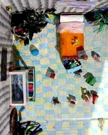 La chambre vue du dessus