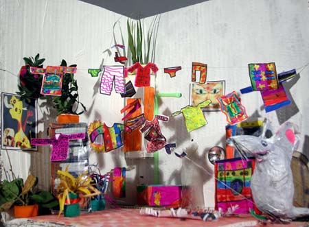 La salle de bain vue de face